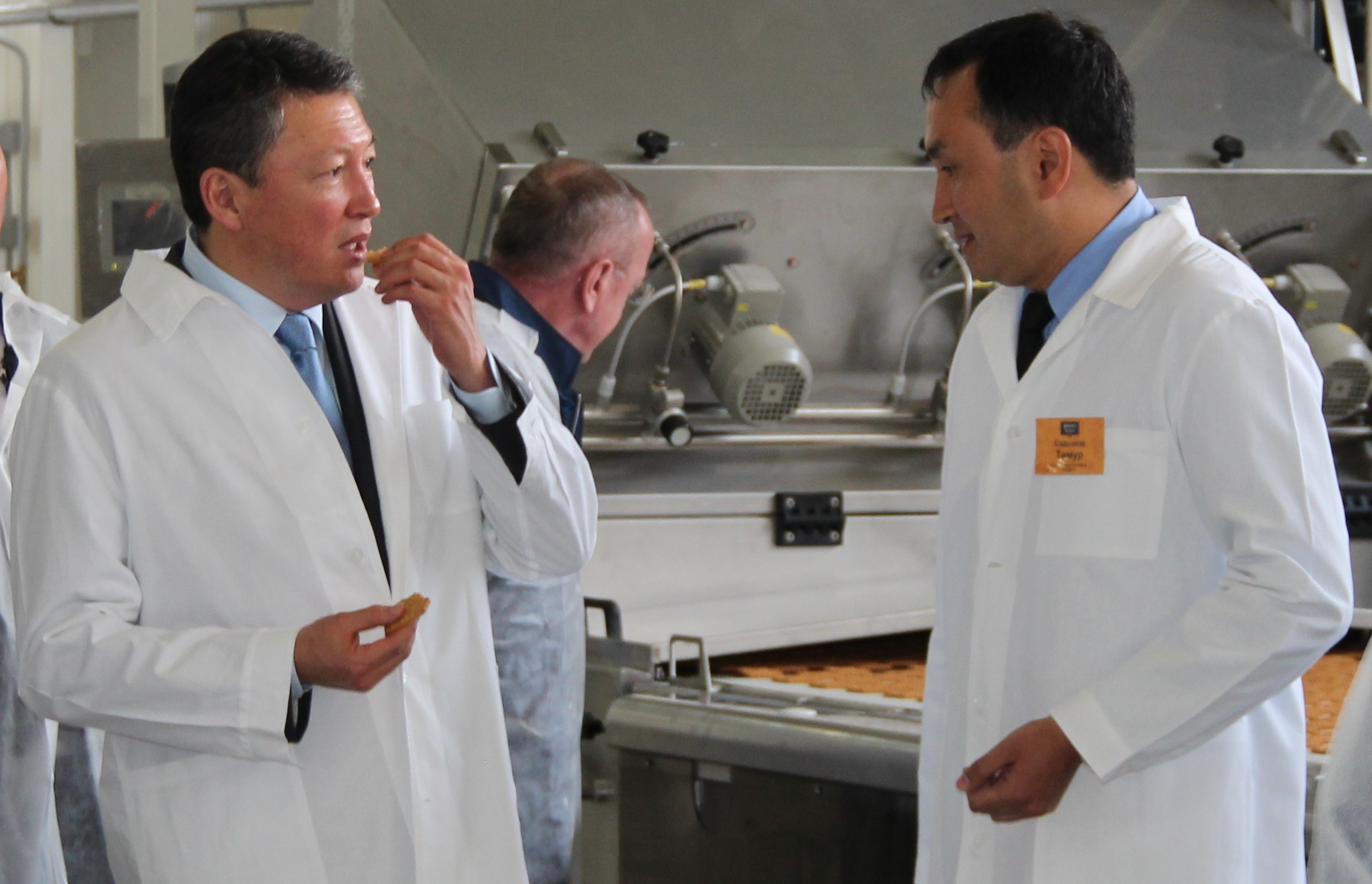 During the working visit of Kostanay, the Chairman of Presidium of “Atameken” National Chamber of Entrepreneurs of Kazakhstan, Timur Kulibayev together with the head of the region Arkhimed Mukhambetov visited “Bayan Sulu” JSC